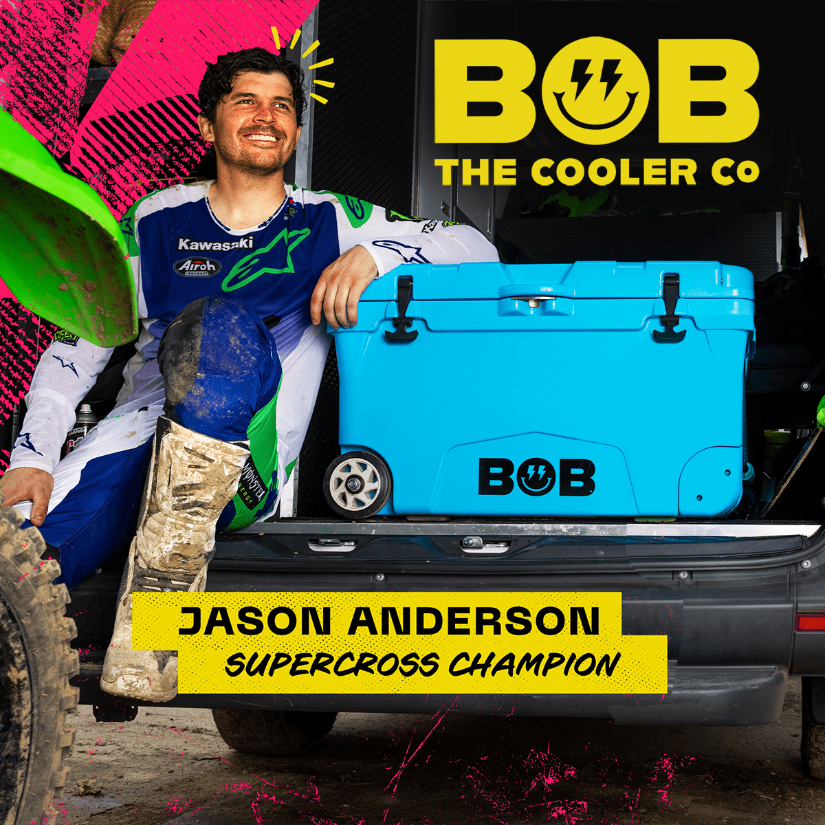 Bob The Cooler Co. Announces Sponsorship of the 2024 AMA Arenacross Series  and Official North American Brand Launch 